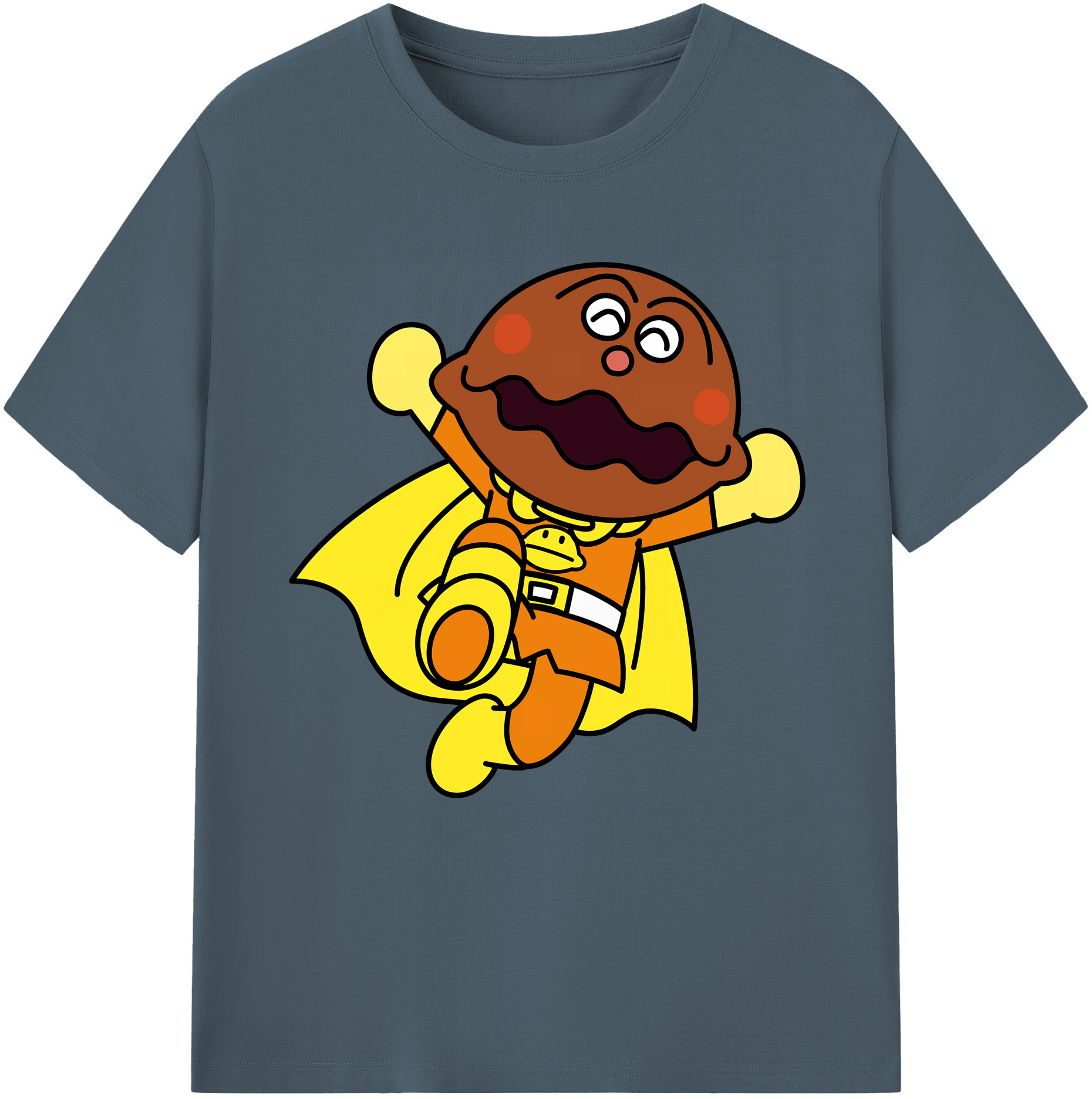 （画像用） アンパンマン Anpanman 綿100％半袖Tシャツ（フロントプリント）